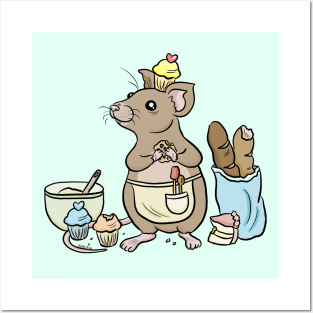 Home baker mouse Posters and Art